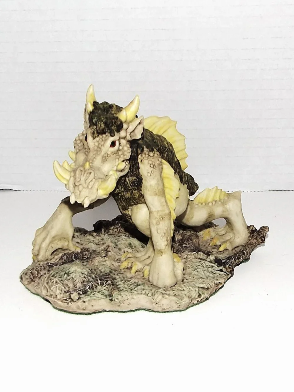 Vintage Enchantica Swamp Demon Hand Painted Resin Fantasy Figurine 1990 Release